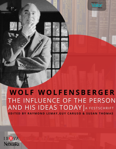 This book cover shows an image of Wolf Wolfensberger and the book title Wolf Wolfensberger - The Influence of the Person and his Ideas Today.