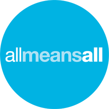 All means all logo