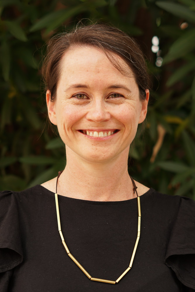 Portrait photograph of Catherine smiling