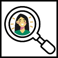 1. Discovery & Plan for the Job with illustration image of girl with a magnifying glass.
