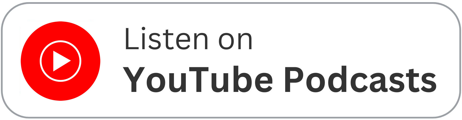 Text: "Listen on YouTube Podcasts" - Click to play