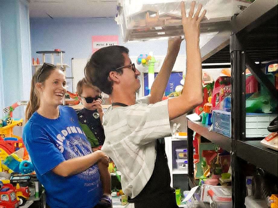 Phillip the Toy Library Volunteer