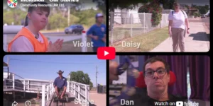 YouTube Preview Image showing four people and their names in text: "Violet, Daisy, Steve & Day".