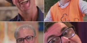 Four portrait images.